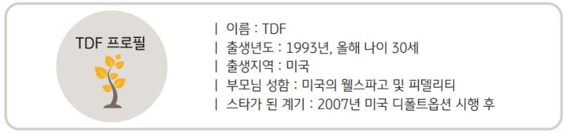 미국 웰스파고와 피델리티에서 만들어서 2007년 디폴트옵션 시행 후 유명해진 tdf.